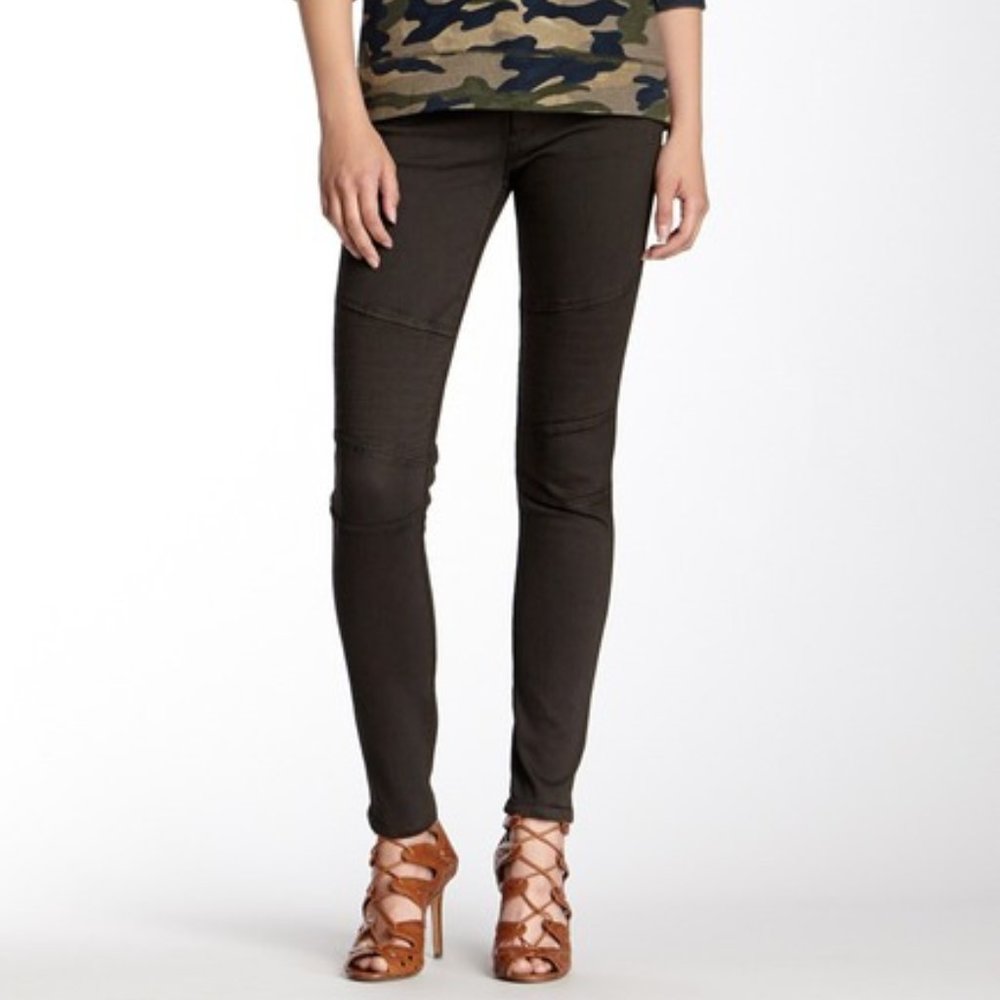 James Jeans High Class Moto in Dorado Size  27